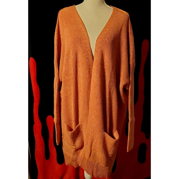Universal Thread Sweaters - *Minor Flaw* NWT Universal Thread Coral Knit Cardigan 3x Womens
